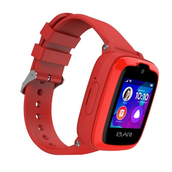 Часы детские Elari KidPhone 4G красные